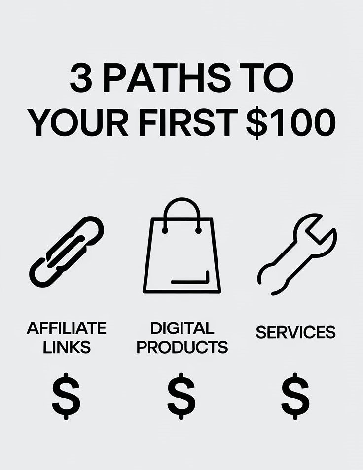 Three simple monetization methods for those learning how to start a blog.