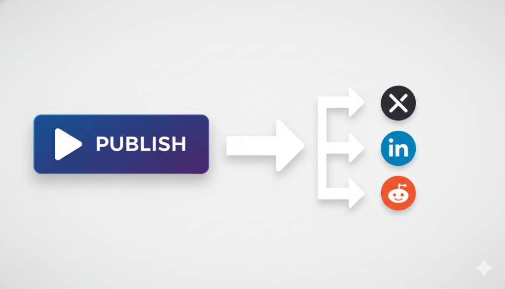 Promoting your content after learning how to write your first blog post.