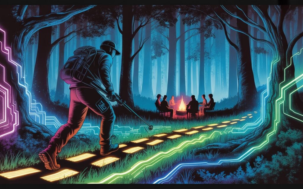 A digital hunter tracking the first 10 true fans for his new blog, a crucial piece of blogging advice for beginners on building a community.